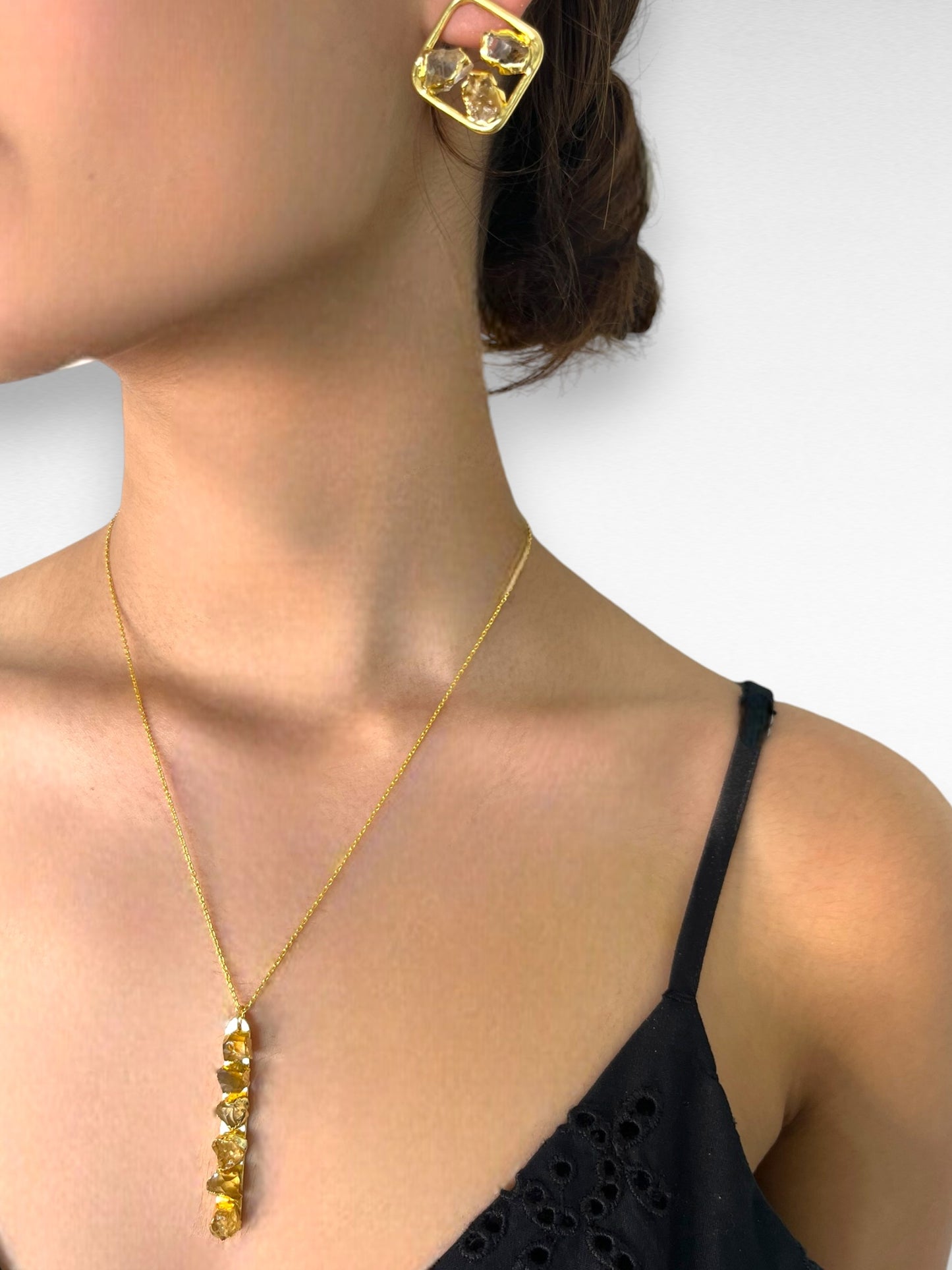 Raw Wonders Golden Necklace