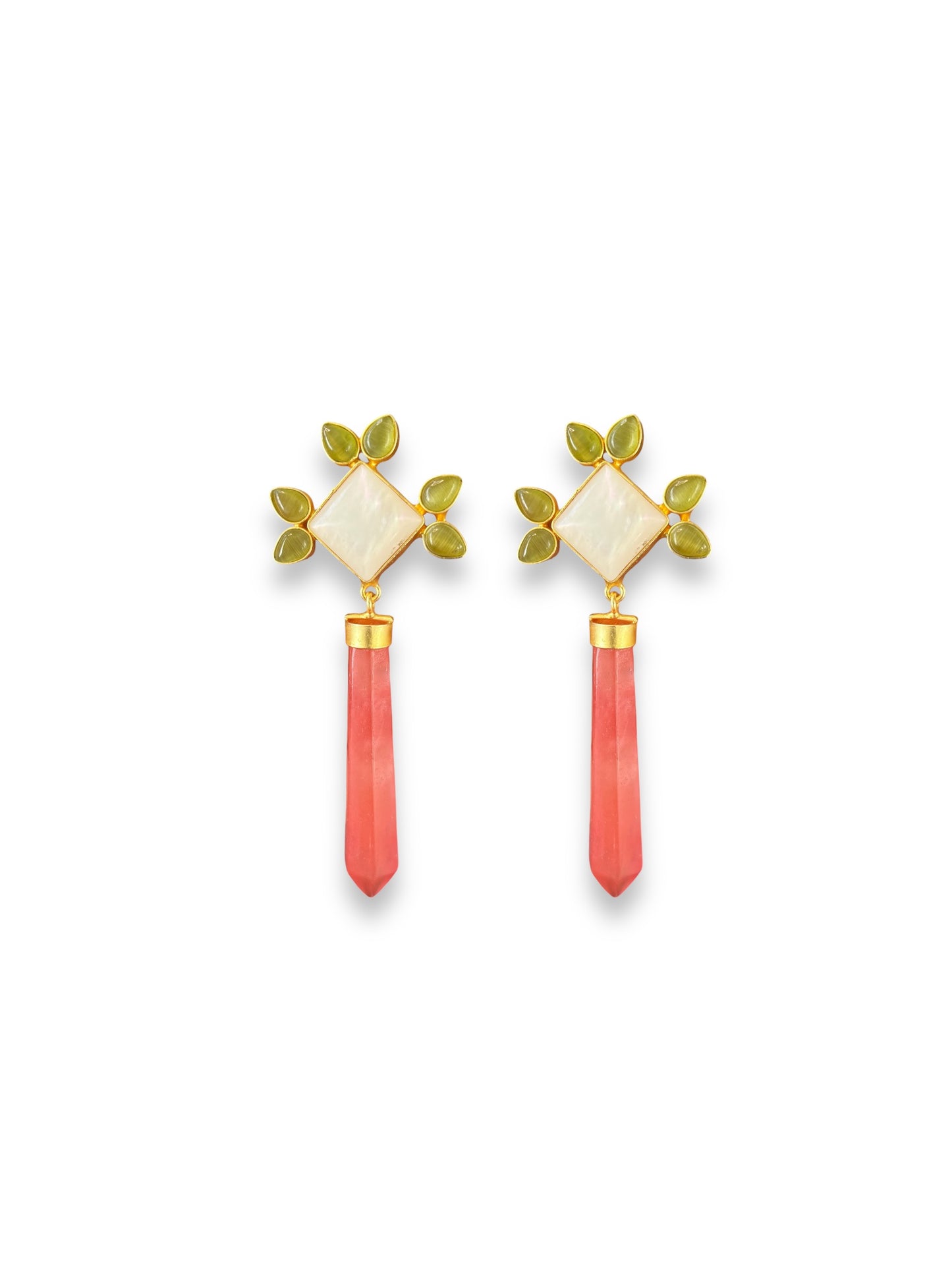 Peach Essence Drop Earrings