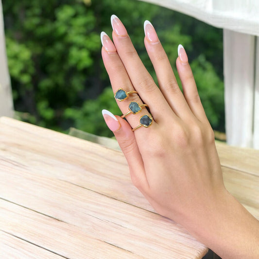 Emerald Layered Ring